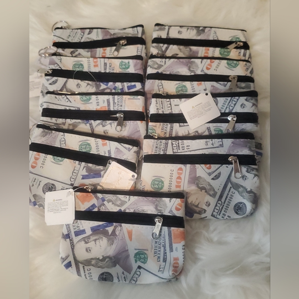 Money Print Women's Bag